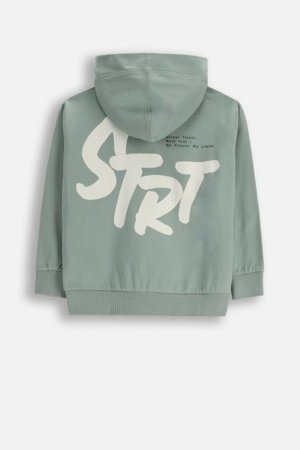 COCCODRILLO kapuutsiga tõmblukuga pusa, roheline, WC6132401NBJ-011-164, 164 cm 