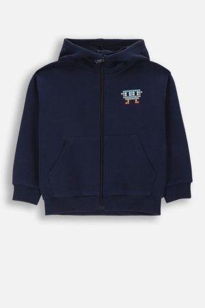 COCCODRILLO kapuutsiga tõmblukuga pusa, tumesinine, cm 