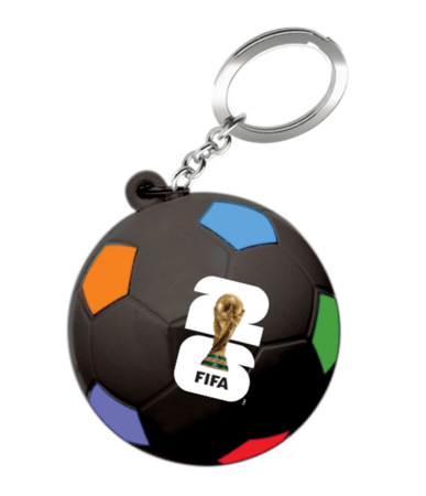 FIFA World Cup stressipall – võtmehoidja, must, FI11267 