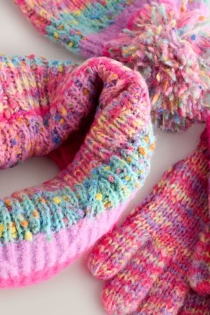 NEXT müts, sall ja kindad, F17421, 110-116 cm 