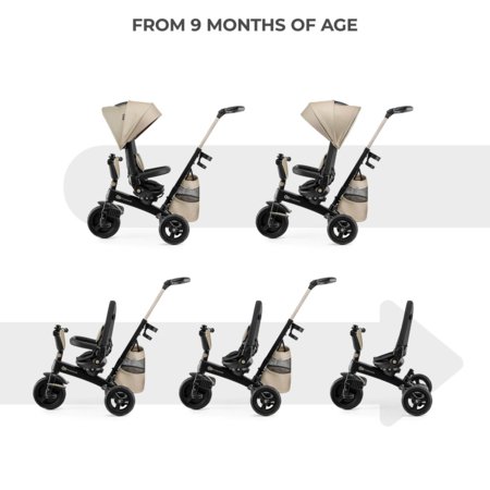 KINDERCRAFT kolmerattaline EASYTWIST, beež, KREASY00BEG0000 