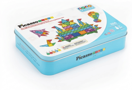 PICASSO TILES Magnetiline konstruktor pliiatsikarbiga 100 osa, PN04 