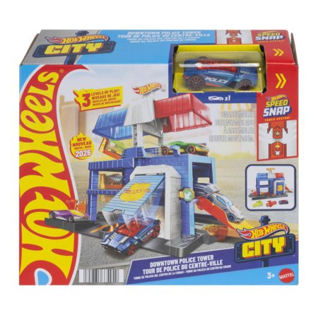 HOT WHEELS City komplekt – Central Police Station, JHL74 