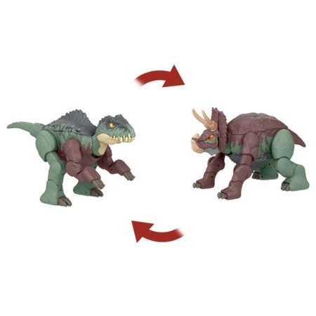 JURASSIC WORLD kaks ühes dinosaurusefiguurid asort. HPD33