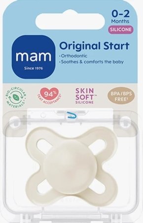 MAM Start silikoonist lutid NEUTRAL, 0-2 k., 295097 