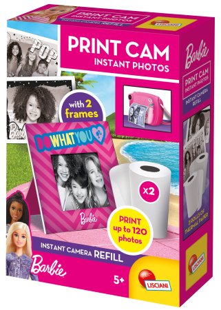 LISCIANI BARBIE fotokaamera täiteaine Print Cam, 97968 97968