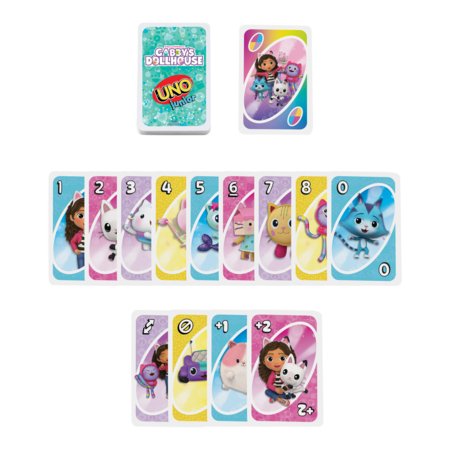 MATTEL GAMES UNO Junior kaardimäng Gabby’s Dollhouse, JLH17 