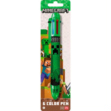 MINECRAFT 6 värviga pastapliiats, 303713 