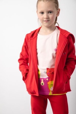 COCCODRILLO hüppaja ACADEMY GIRL KIDS, punane, ZC5132601AGK-009-116, 116 cm 