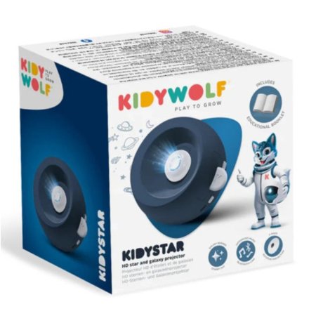 KIDYWOLF Galaxy projektor, must, KIDYSTAR-BU 