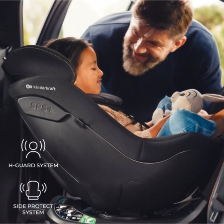 KINDERKRAFT turvatool I-GUARD PRO I-SIZE, 61-105 cm., Black, KCIGUAPRBLK000N 