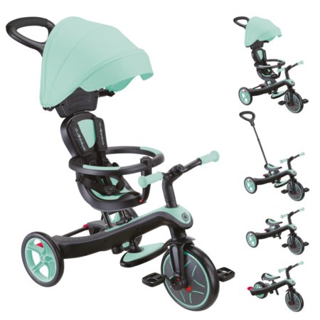 GLOBBER kolmerattaline jalgratas Trike Explorer 4in1, piparmünt, 632-206-2 632-206-2