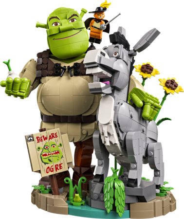 72423 LEGO® Shrek: Shrek, Eesel ja Saabastega Kass 