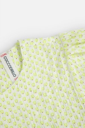 COCCODRILLO lühikeste varrukatega kleit HAPPY RETRO GIRL KIDS, multicoloured, WC4128203HGK-022-122, 122 cm 