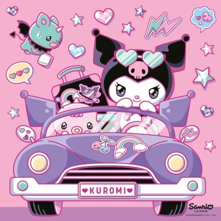 RAVENSBURGER PUZZLE pusle Kuromi, 3x49 tk, 12004332 4 