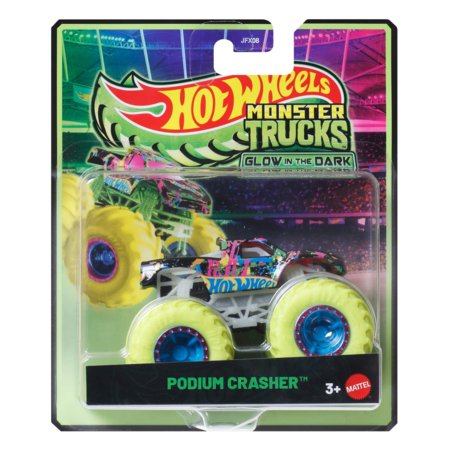 HOT WHEELS Monster Trucks pimedas helendavad autod, JFX08 