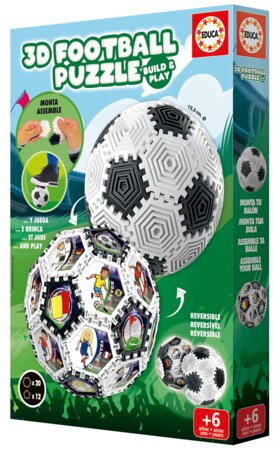 EDUCA 3D puzzle jalgpall, 32 tk, 19210 