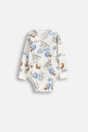 COCCODRILLO pikkade varrukatega särk UNDERWEAR SPECIAL BOY, kreemjas, WC5412601USB-003-074, 74 