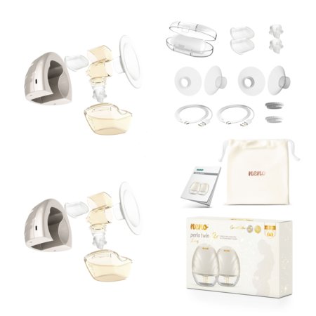 NENO juhtmevaba elektrooniline rinnapump PERLA TWIN, NEN-MAM-LK016 