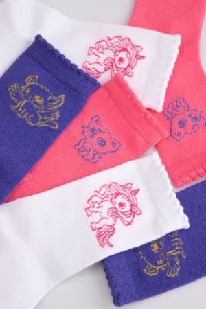 COCCODRILLO sokid SOCKS GIRL, värviline, cm 
