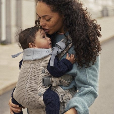 BABYBJÖRN kandekott HARMONY 3D MESH, grey beige, 088002 