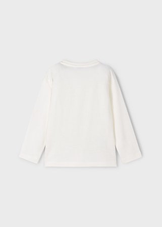 MAYORAL pikkade varrukatega t-särk, cream, 4.081-74, 10 cm 