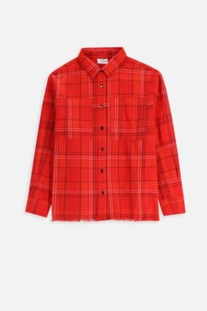 COCCODRILLO blouse ACADEMY GIRL JUNIOR, red, ZC5140101AGJ-009-134, 134 cm 