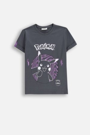 COCCODRILLO lühikeste varrukatega särk LICENCE GIRL, hall, WC5143218LGD-020-164, 164 cm 