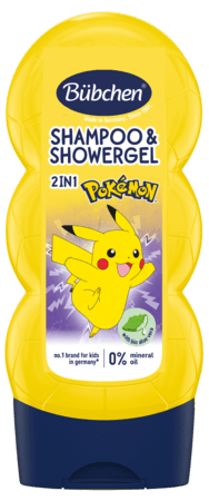 BÜBCHEN PIKACHU šampoon ja dušigeel lastele, 230 ml, TL44 