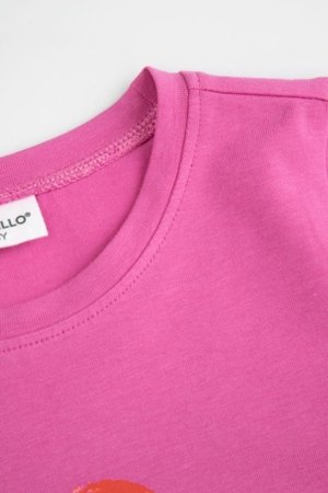 COCCODRILLO pikkade varrukatega kleit, roosa, WC6129102RGK-007-104, 104 cm 