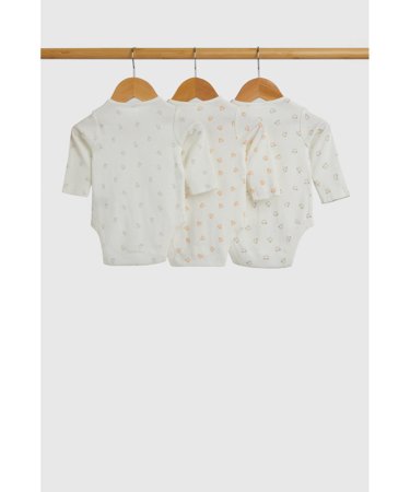 MOTHERCARE pikkade varrukatega beež särk 3 tk., IF190 