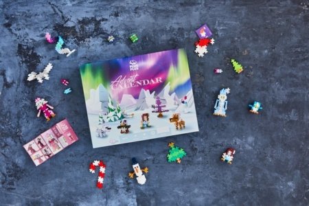 PLUS PLUS advendikalender SANTA'S NORTHERN LIGHTS ADVENTURE, 4337 