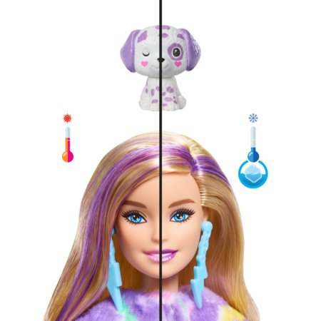 BARBIE Cutie Reveal unistuste seeria üllatusnukk Dalmaatsiakoer, HRK41 