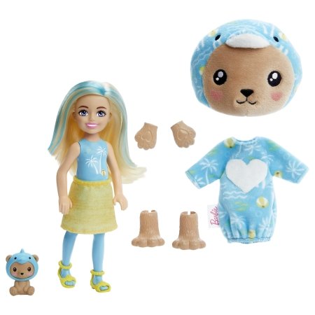 BARBIE Chelsea Cutie Reveal mõmmi delfiinikostüümis, HRK30 
