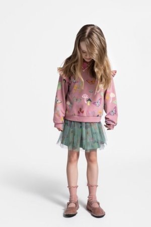 COCCODRILLO pikkade varrukatega särk DREAM DIARIES GIRL KIDS, roosa, WC5143103DGK-033-122, 122 cm 