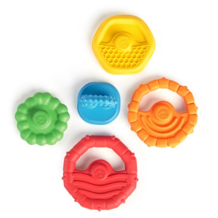 BABY EINSTEIN mitmetekstuuriliste mänguasi Stack & Teether, 12356 
