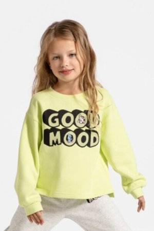 COCCODRILLO sweatshirt CARTOONS GIRL KIDS, roheline, ZC4132101CGK-011-122, 122 cm 