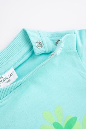 COCCODRILLO pikkade varrukatega beež särk TROPICAL STORY BOY NEWBORN, sinine, WC5112203TBN-013-086, 86 cm 