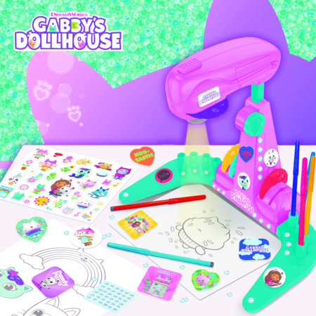 GABBY'S DOLLHOUSE, Projektori joonistuskomplekt 106936 