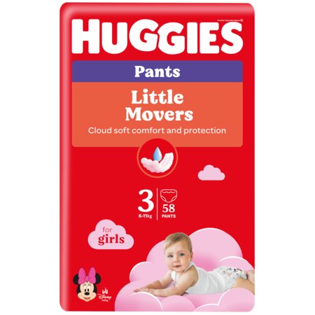 HUGGIES püksmähkmed S3 Girl D Mega, 6-11kg, 58 tk., 2658491 2658491