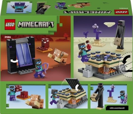 21584 LEGO® Minecraft® Netheri ja lõpuportaali teekond 