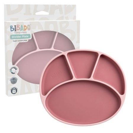 BIBADO iminapaga sektsioonidega taldrik, blush, BIB207 