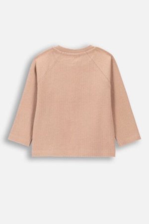 COCCODRILLO t-shirt FRIENDS TOGETHER BOY NEWBORN, beige, ZC4143103FBN-002-086, 86 cm 