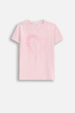 COCCODRILLO lühikeste varrukatega särk EVERYDAY GIRL C, roosa, WC5143206VGC-033-152, 152 cm 