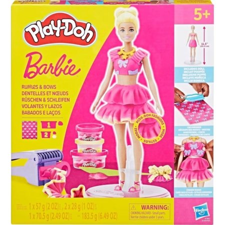 PLAY-DOH Barbie mängukomplekt pitside ja lipsudega, G13615X0 