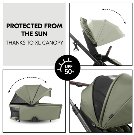 HAUCK universaalne käru COMFORT N CARE SET, Olive, 165546 