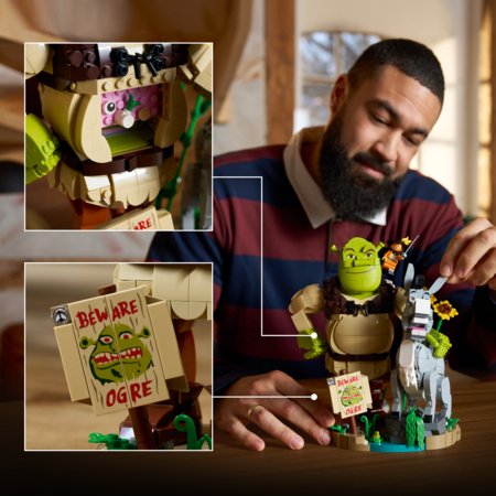 72423 LEGO® Shrek: Shrek, Eesel ja Saabastega Kass 