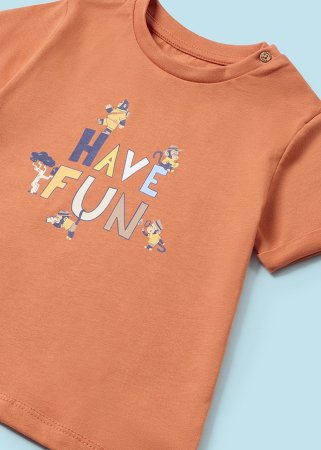 MAYORAL lühikeste varrukatega t-särk + lühikesed püksid + müts 3D, clay, 1653-89 