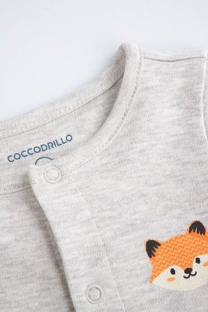 COCCODRILLO püksikud FOREST FRIENDS BOY NEWBORN, hall, cm 