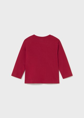 MAYORAL pikkade varrukatega t-särk, red, 2.071-43, 4 cm 